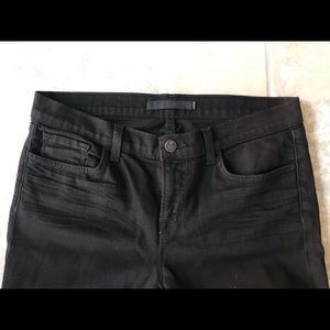 J Brand Black 811 Mid Rise Skinny Jeans Size 30